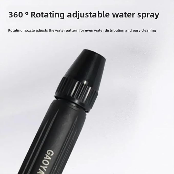 Home High-Pressure Car Wash Water Gun with Booster Nozzle and Hose.