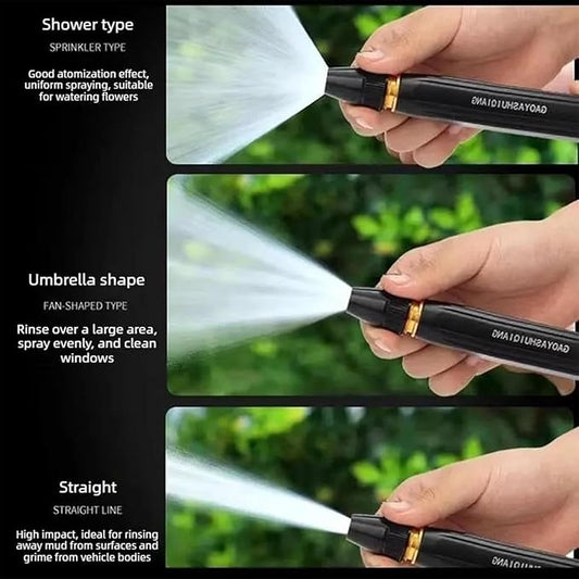 Home High-Pressure Car Wash Water Gun with Booster Nozzle and Hose